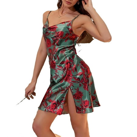 Elegant Floral Spaghetti Strap Slip Dress Cadet Blue Sleeveless Women Nightgowns & Sleepshirts M
Elegant Floral Spaghetti Strap Slip Dress Cadet Blue Sleeveless Women Nightgowns & Sleepshirts M