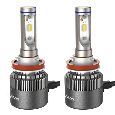 CACAGOO 2 Pack / / Car LED Headlight Bulbs Conversion Kits Aviation Aluminum Alloy Body 12 CSP Chips 60W 7600LM 3000K Yellow / 6500K White Dual Color Temperature Plug and Play Silver
CACAGOO 2 Pack / / Car LED Headlight Bulbs Conversion Kits Aviation Aluminum Alloy Body 12 CSP Chips 60W 7600LM 3000K Yellow / 6500K White Dual Color Temperature Plug and Play Silver