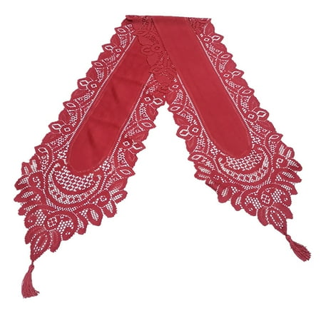 NIUREDLTD Home Decoration Lace Table Flag Piano Frame Shoe Cabinet Tea Table Mat Dust Proof Cloth Table Towel Holiday Table Flag White And Red
NIUREDLTD Home Decoration Lace Table Flag Piano Frame Shoe Cabinet Tea Table Mat Dust Proof Cloth Table Towel Holiday Table Flag White And Red