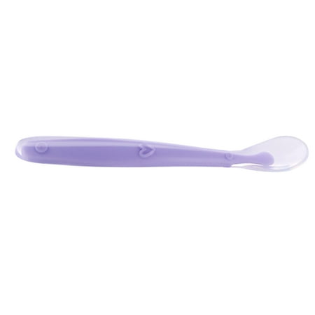 Baby Silicone Soft Spoon Training Feeding Spoons Tableware for Children kids Infants Temperature Sensing solid feeding purple 1pcs
Baby Silicone Soft Spoon Training Feeding Spoons Tableware for Children kids Infants Temperature Sensing solid feeding purple 1pcs