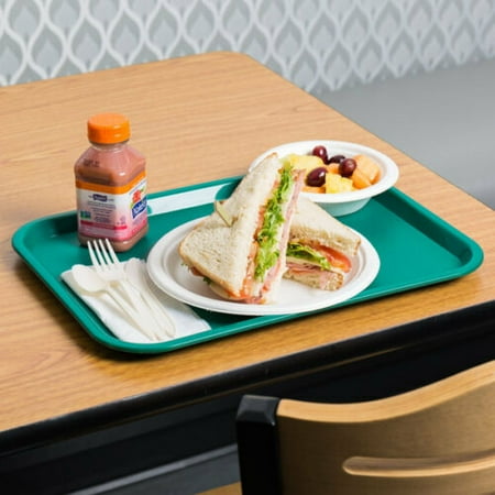 24 PACK - Choice Fast Food Tray Plastic Serving Lunch Cafeteria Restaurant Diner Size 10 x 14 Teal
24 PACK - Choice Fast Food Tray Plastic Serving Lunch Cafeteria Restaurant Diner Size 10 x 14 Teal