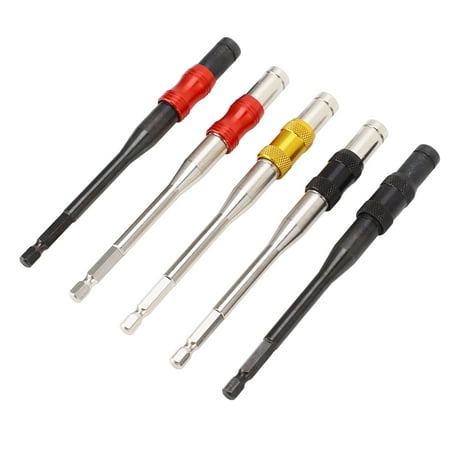 5Pcs Drill Bit Extension 1/4in Hex Shank Magnetic Screwdriver Bit Extension Rod 145mm
5Pcs Drill Bit Extension 1/4in Hex Shank Magnetic Screwdriver Bit Extension Rod 145mm