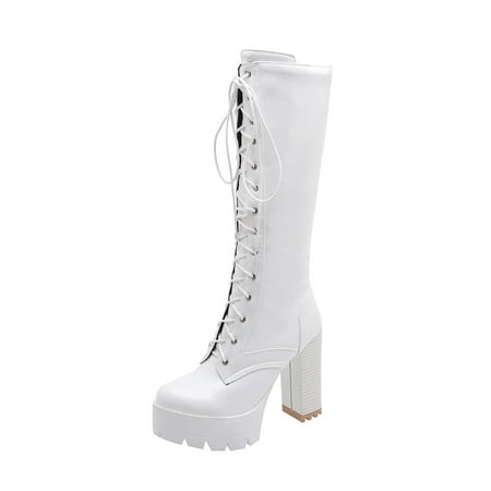 Womens Comfortable And Warm High Heel Lace Up High Top Knee Length Boots Summer Winter Cowboy Boots Shoes Cowgirl Western Trendy Hiking Work Boots for Rain Snow Weather
Womens Comfortable And Warm High Heel Lace Up High Top Knee Length Boots Summer Winter Cowboy Boots Shoes Cowgirl Western Trendy Hiking Work Boots for Rain Snow Weather