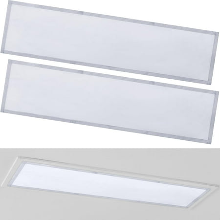 2 Pcs Fluorescent Light Covers 1 x 4 ft Magnetic Light Covers for Ceiling Lights with 8 Magnets Overhead Light Filters for Classroom Home Office Drop Lamp Decor (Gray Classic)
2 Pcs Fluorescent Light Covers 1 x 4 ft Magnetic Light Covers for Ceiling Lights with 8 Magnets Overhead Light Filters for Classroom Home Office Drop Lamp Decor (Gray Classic)