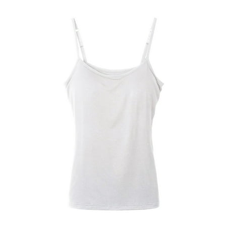 Womens Cotton Camisole Adjustable Strap Tank Tops with Shelf Bra Stretch Undershirts
Womens Cotton Camisole Adjustable Strap Tank Tops with Shelf Bra Stretch Undershirts