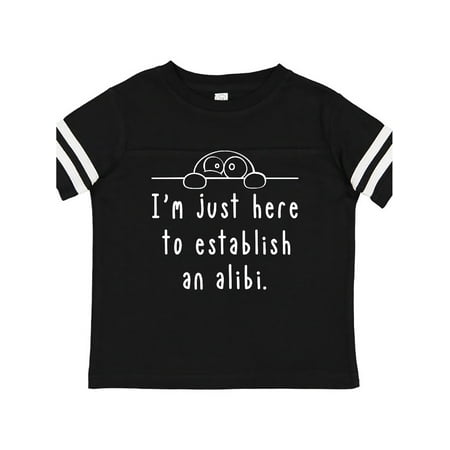 Inktastic I m Just Here to Establish an Alibi Gift Toddler Boy or Toddler Girl T-Shirt
Inktastic I m Just Here to Establish an Alibi Gift Toddler Boy or Toddler Girl T-Shirt