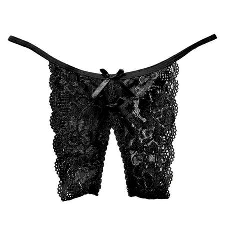 Wotryit Womens Panties Women Lace Underwear Thongs Bikini Panties G String Thong Stretch Ladie Brief Underwear Thong Panties for Women Black One Size
Wotryit Womens Panties Women Lace Underwear Thongs Bikini Panties G String Thong Stretch Ladie Brief Underwear Thong Panties for Women Black One Size