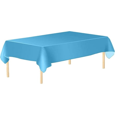 Plastic Table Cloth 54x108in Disposable Spill Proof Party Tablecover - Light Blue - 2pcs
Plastic Table Cloth 54x108in Disposable Spill Proof Party Tablecover - Light Blue - 2pcs