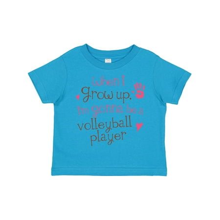 Inktastic Kids Volleyball Player Gift Toddler Toddler Girl T-Shirt