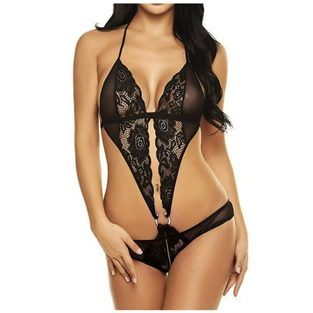 LONKITO Bikini Sets for Women Underwear Bra Panties Jumpsuit Underclothes Underpants Lingerie Roleplay Rompers Black L
LONKITO Bikini Sets for Women Underwear Bra Panties Jumpsuit Underclothes Underpants Lingerie Roleplay Rompers Black L