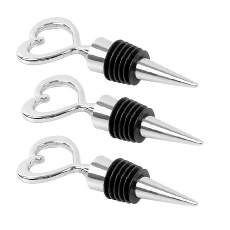 3 Pcs 11CM Zinc Alloy Silicone Heart Shape Wine and Beverage Bottle Stoppers (Suit for 15-20mm Wine Bottles)
3 Pcs 11CM Zinc Alloy Silicone Heart Shape Wine and Beverage Bottle Stoppers (Suit for 15-20mm Wine Bottles)