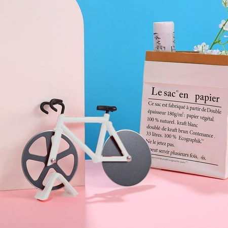 Willstar Bicycle Shape Pizza Cutter Wheel Non-Stick Bike Pizza Cutting Wheel Dual Stainless Steel for Cool Kitchen Gadget Gift
Willstar Bicycle Shape Pizza Cutter Wheel Non-Stick Bike Pizza Cutting Wheel Dual Stainless Steel for Cool Kitchen Gadget Gift