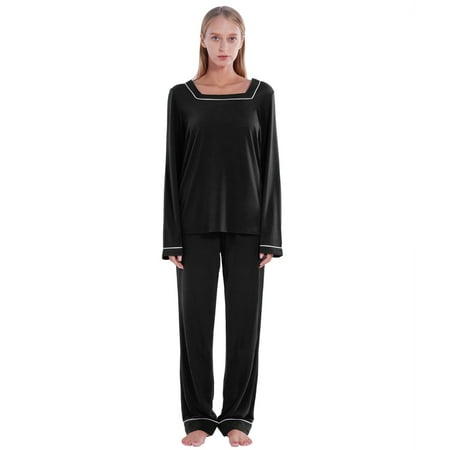 Women s Soft Long Sleeve Pajamas Set Cute Print Top and Pants Pjs Lounge Sleepwear Sets Loungewear for Women
Women s Soft Long Sleeve Pajamas Set Cute Print Top and Pants Pjs Lounge Sleepwear Sets Loungewear for Women
