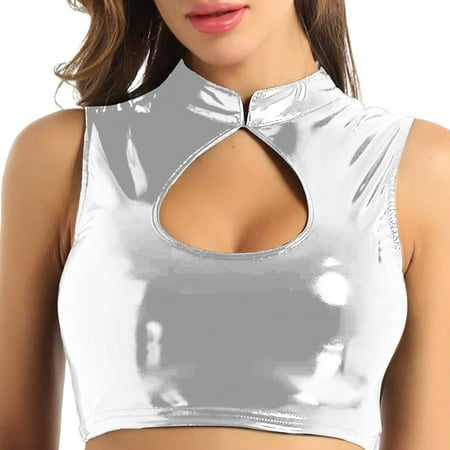 nsendm Women s Sleeveless Round Neck Stretch Short Vest Garter Belts Underwear Silver X-Large
nsendm Women s Sleeveless Round Neck Stretch Short Vest Garter Belts Underwear Silver X-Large
