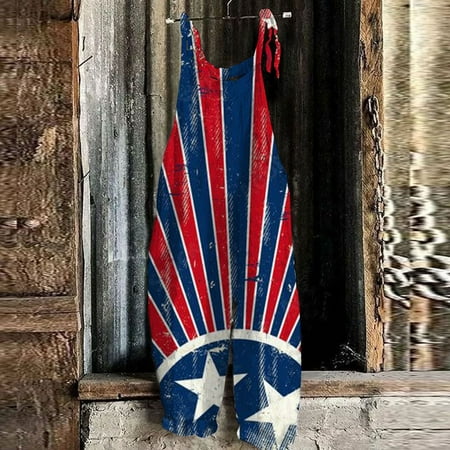 Women s Fourth July Overalls Boho Overalls for Women Elegant 2023 Loose Fit Jumpsuit American Flag Print Bohemian Wide Leg Bib Overall Beach Romper
Women s Fourth July Overalls Boho Overalls for Women Elegant 2023 Loose Fit Jumpsuit American Flag Print Bohemian Wide Leg Bib Overall Beach Romper