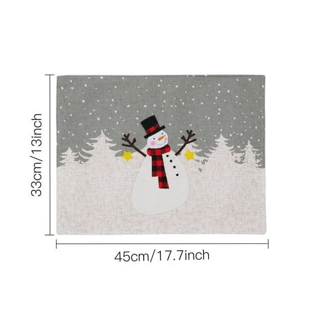 Christmas Decorations Clearance RUZIYOOG Christmas Decorations European And American Style Cartoon Santa Claus Snowman Placemats Holiday Hotel Home Restaurant Tablecloth Tablecloth Insulation B
Christmas Decorations Clearance RUZIYOOG Christmas Decorations European And American Style Cartoon Santa Claus Snowman Placemats Holiday Hotel Home Restaurant Tablecloth Tablecloth Insulation B