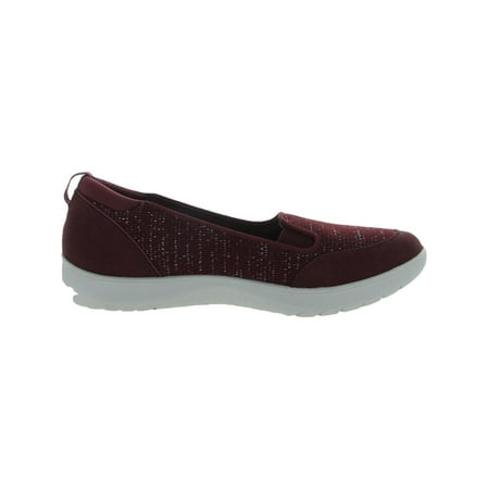 Clarks Womens Adella Blush Mesh Slip On Penny Loafers