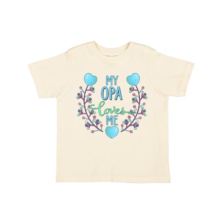 Inktastic My Opa Loves Me with Flowers and Hearts Gift Toddler Boy or Toddler Girl T-Shirt
Inktastic My Opa Loves Me with Flowers and Hearts Gift Toddler Boy or Toddler Girl T-Shirt