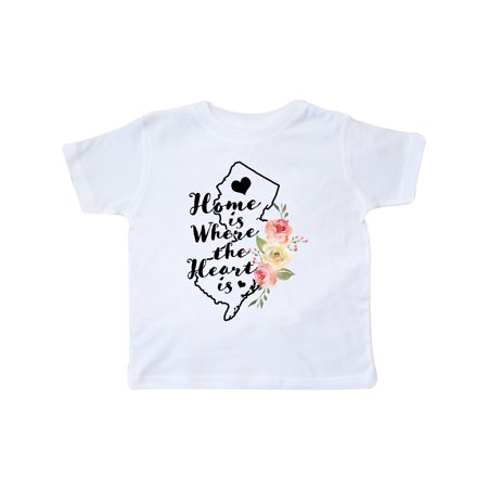 Inktastic New Jersey Home is Where the Heart is with Watercolor Floral Gift Toddler Boy or Toddler Girl T-Shirt
Inktastic New Jersey Home is Where the Heart is with Watercolor Floral Gift Toddler Boy or Toddler Girl T-Shirt