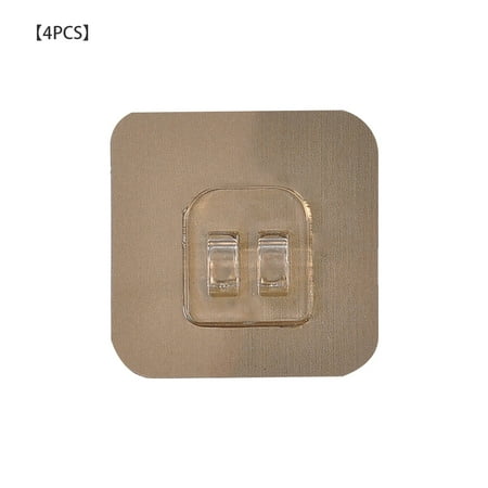 Hooks Self-adhesive Hangers Plastic Wall-mounted Traceless Shelf Hooks Single Hook 7x7cm 4pcs/set
Hooks Self-adhesive Hangers Plastic Wall-mounted Traceless Shelf Hooks Single Hook 7x7cm 4pcs/set