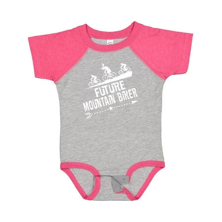 Inktastic Future Mountain Biker Biking Gift Baby Boy or Baby Girl Bodysuit