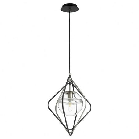 White Hart Row 1 Light Pendant Noir/Satin Nickel Bailey Street Home 183-Bel-4539574
White Hart Row 1 Light Pendant Noir/Satin Nickel Bailey Street Home 183-Bel-4539574