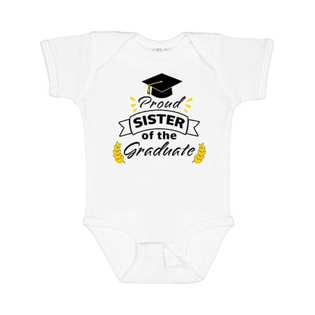 Inktastic Proud Sister of the Graduate-Family Graduation Gift Baby Boy or Baby Girl Bodysuit
Inktastic Proud Sister of the Graduate-Family Graduation Gift Baby Boy or Baby Girl Bodysuit