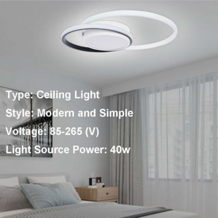 Modern Flush Mount Ceiling Light Fixture Living Room Bedroom Ring LED Chandelier
Modern Flush Mount Ceiling Light Fixture Living Room Bedroom Ring LED Chandelier