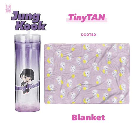 BTS TinyTAN Official BTS Ice Cup Tumbler 11.8 oz Jung Kook w/ Dooted Blanket
BTS TinyTAN Official BTS Ice Cup Tumbler 11.8 oz Jung Kook w/ Dooted Blanket