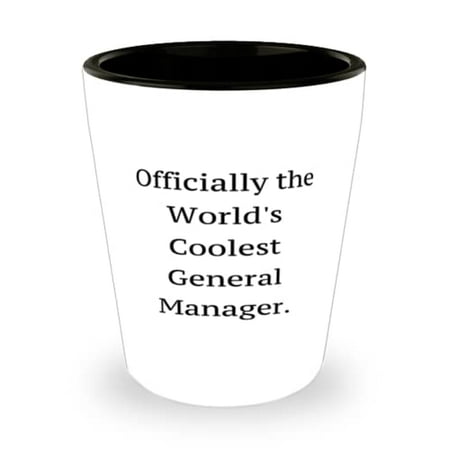 Sarcastic General manager Shot Glass Officially the World s For Colleagues Present From Coworkers Ceramic Cup For General manager
Sarcastic General manager Shot Glass Officially the World s For Colleagues Present From Coworkers Ceramic Cup For General manager