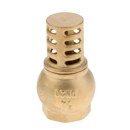 Heavy Duty Brass Foot Water Pump Female Threaded Bottom - DN20