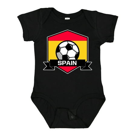 Inktastic Soccer Spain Flag Banner Gift Baby Boy or Baby Girl Bodysuit