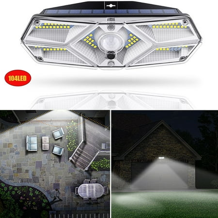 Solar Wall Light 104 LED Wireless Solar Motion Sensor Lights 1000LM IP65 Waterproof Outdoor Solar Light for Garage Yard Garden Patio
Solar Wall Light 104 LED Wireless Solar Motion Sensor Lights 1000LM IP65 Waterproof Outdoor Solar Light for Garage Yard Garden Patio