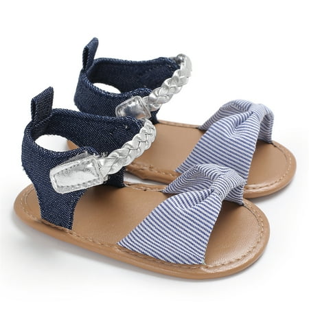 IZhansean Newborn Infant Baby Girls Bow-Knot Sandals Summer Moccasin Shoes 1st Prewalker Blue Striped 6-12 Months
IZhansean Newborn Infant Baby Girls Bow-Knot Sandals Summer Moccasin Shoes 1st Prewalker Blue Striped 6-12 Months
