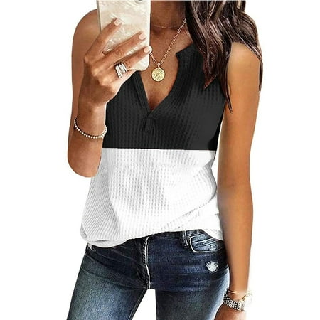 FREE SHIPPING-camisole Women Sexy Sleeveless V-Neck Vest Loose Casual Summer Splicing Tank Tops nightgowns for women lingerie valentines day birthday gifts Black
FREE SHIPPING-camisole Women Sexy Sleeveless V-Neck Vest Loose Casual Summer Splicing Tank Tops nightgowns for women lingerie valentines day birthday gifts Black