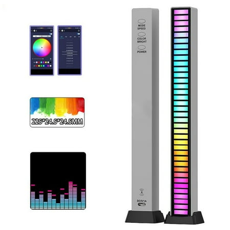BUYISI Creative 5V USB 16/32 LED Night Lights App Control RGB Music Rhythm Light Bar
BUYISI Creative 5V USB 16/32 LED Night Lights App Control RGB Music Rhythm Light Bar