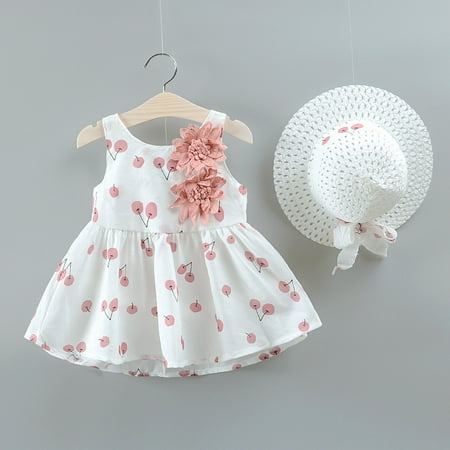 Cathalem Dresses for 3 Year Old Girls Toddler Kid Cherry Princess Printed Dress+Hat Baby Clothes Flower Girls Sequin Lace Tulle Dress Pink 6-12 Months
Cathalem Dresses for 3 Year Old Girls Toddler Kid Cherry Princess Printed Dress+Hat Baby Clothes Flower Girls Sequin Lace Tulle Dress Pink 6-12 Months