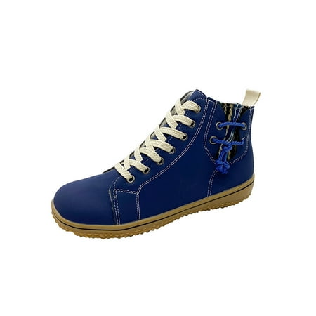 Eloshman Women Winter Boot Side Zip Snow Boots Plush Lined Warm Booties Outdoor Non Slip Lace Up Shoes Comfort Ankle Bootie Blue 8
Eloshman Women Winter Boot Side Zip Snow Boots Plush Lined Warm Booties Outdoor Non Slip Lace Up Shoes Comfort Ankle Bootie Blue 8
