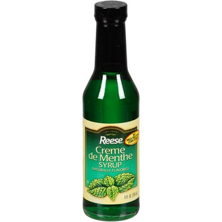 Reese Creme de Menthe Syrup, 8 fl oz (Pack of 12)