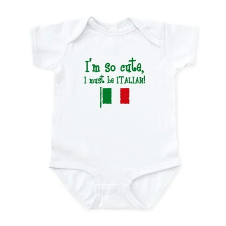 CafePress - So Cute Italian Infant Bodysuit - Baby Light Bodysuit Size Newborn - 24 Months
CafePress - So Cute Italian Infant Bodysuit - Baby Light Bodysuit Size Newborn - 24 Months