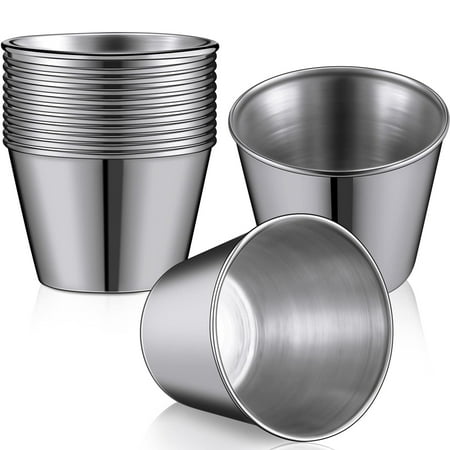 48 Packs 1.5Oz/45Ml Condiment Sauce Cups Stainless Steel Dipping Sauce Cups Reusable Condiment Dishes
48 Packs 1.5Oz/45Ml Condiment Sauce Cups Stainless Steel Dipping Sauce Cups Reusable Condiment Dishes