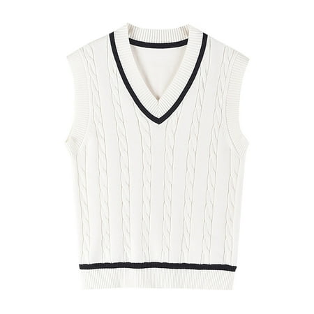 Posijego Kids Toddler V Neck Sweater Vest School Uniform Sleeveless Cable Knit Pullover Tank Tops Boys Girls
Posijego Kids Toddler V Neck Sweater Vest School Uniform Sleeveless Cable Knit Pullover Tank Tops Boys Girls