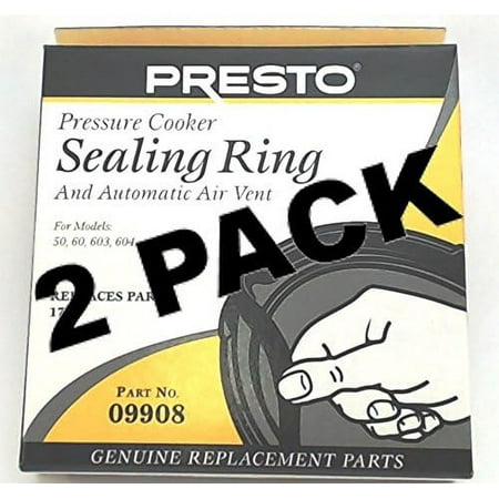 2 Pk Pressure Cooker Sealing Ring Gasket 09908