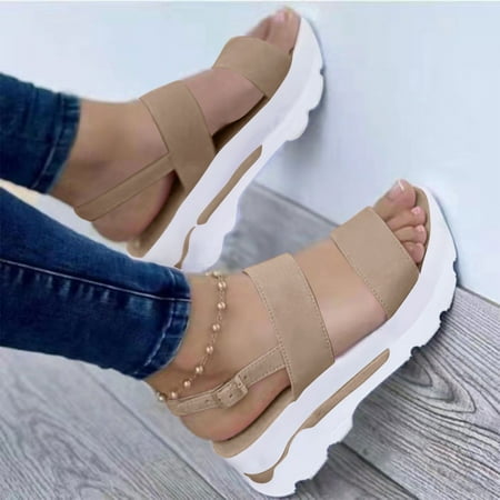 HIMIWAY Womens Sandals Sandals Women Summer New High Heels Hollow Wedge Round Toe Faux Leather Sandals Gold 37
HIMIWAY Womens Sandals Sandals Women Summer New High Heels Hollow Wedge Round Toe Faux Leather Sandals Gold 37