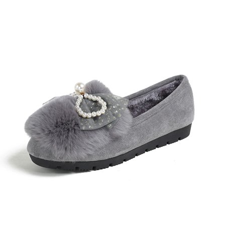 Yazi Women s Micro Suede Moccasin Indoor Outdoor Slipper Shoe