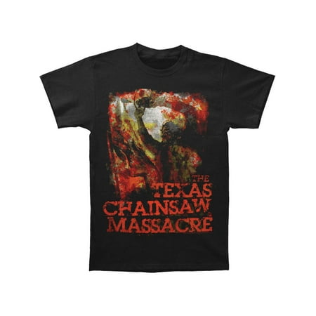 Texas Chainsaw Massacre Men's French Poster T-shirt Black