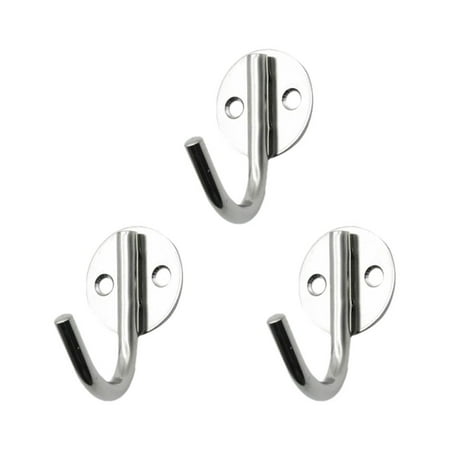 Xing 3PCS Stainless Steel Fixing Wall Hooks Round Solid Pothook Bathroom Towel Hook (Silver)
Xing 3PCS Stainless Steel Fixing Wall Hooks Round Solid Pothook Bathroom Towel Hook (Silver)