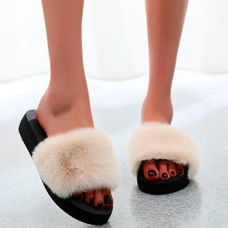 Fashion Indoor Outdoor Women Slip-on Open Toe Flat Warm Winter Slipper Shoes 
Fashion Indoor Outdoor Women Slip-on Open Toe Flat Warm Winter Slipper Shoes