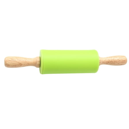 Raindrops Wooden Handle Rolling Pin with Food Grade Silicone for Kitchen Use Green Ideal for Baking 7.87 Inches
Raindrops Wooden Handle Rolling Pin with Food Grade Silicone for Kitchen Use Green Ideal for Baking 7.87 Inches