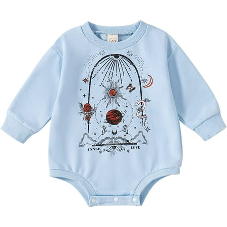 PIKADINGNIS Newborn Baby Girl Boy Sweatshirt Romper Bodysuit Oversized Long Sleeve Crewneck Pullover Jumpsuit Fall Winter Clothes
PIKADINGNIS Newborn Baby Girl Boy Sweatshirt Romper Bodysuit Oversized Long Sleeve Crewneck Pullover Jumpsuit Fall Winter Clothes